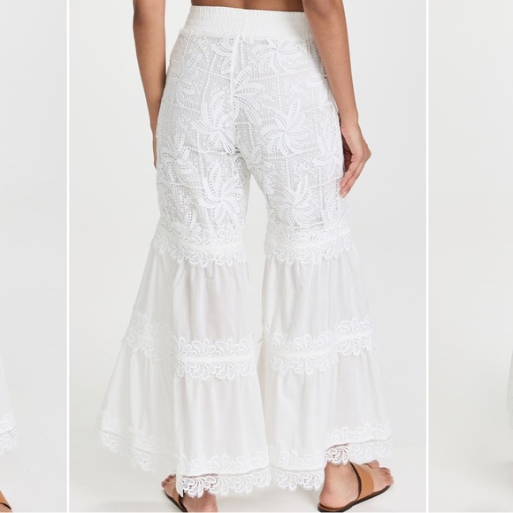 WAIMARI Lace Embroidered Flare Pants - Picture 5 of 15